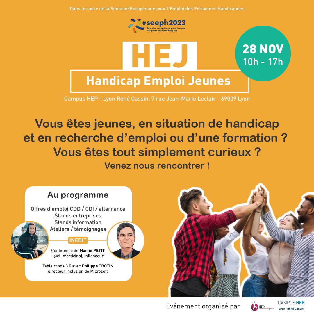 Rencontre emploi jeunes handicap