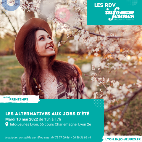 Les RDV Info-Jeunes Lyon : Les alternatives aux jobs d'été