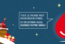 En décembre et à Noël, continuons à donner notre sang !