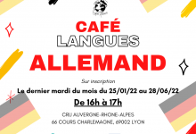 Café langues ALLEMAND, Lyon 2e