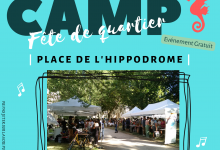 Hippo Camp - Fête de quartier Perrache Confluence - mercredi 26 juillet 2023 de 16h à 21h, Place de l’Hippodrome, Lyon 2e