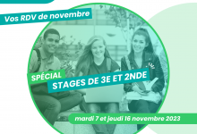 Les RDV Info-Jeunes Lyon : stages de 3e et 2nde