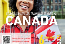 Salon "Etudier, s'installer, travailler et vivre au Canada" - à Lyon 2e le 6/11/2024