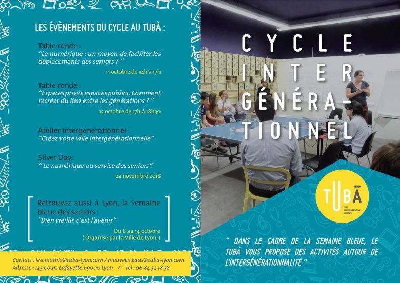 Cycle de médiation intergénérationnel, le Tuba, Lyon