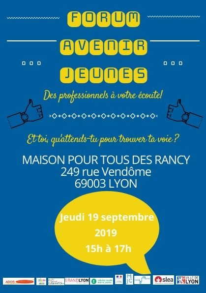 Forum Avenir Jeunes, Lyon 3e, Maison our Tous des Rancy