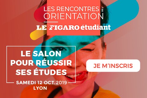Rencontres de l'orientation, Lyon 2e, Le Figaro Etudiant, samedi 12 octobre 2019 