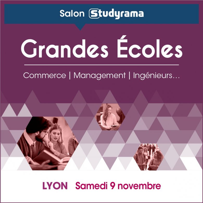 Salon Studyrama des grandes écoles samedi 9 octobre 2019 au Double Mixte de Villeurbanne