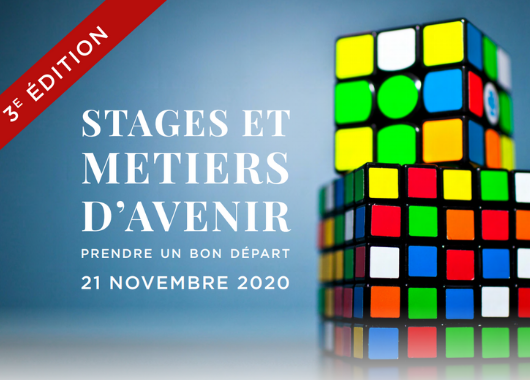 Affiche Forum Stage et Métiers d'Avenir le 21 novembre 2020