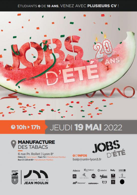 Forum Job d'été université Lyon 3