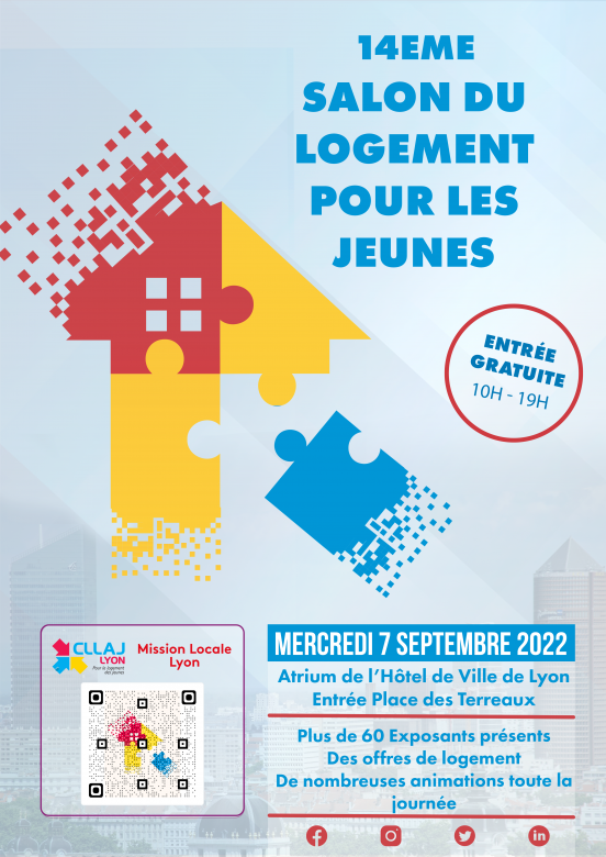 Salon du Logement pour les Jeunes, Lyon, mercredi 7 septembre 2022 de 10h à 19h