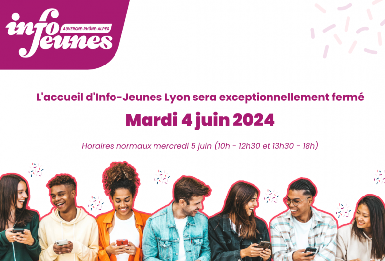 Info-Jeunes Lyon : fermeture exceptionnelle / Assemblée Générale 2024